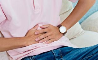 The pain in abdomen, gastritis