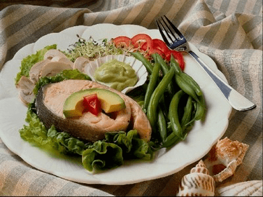 vegetable fish is included in the weight loss diet